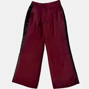 C. Wonder by Christian Siriano Wide Leg Side Stripe Trouser / Pants Size M